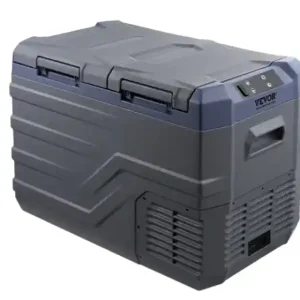Autochladniță portabilă 32 l compactă 618×376×442 mm gri pentru mașină, ideală pentru călătorii, excursii și camping Reduceri