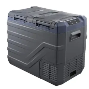 Ofertă specială Autochladniță portabilă 40 l compactă 618×376×514 mm gri pentru mașină, pentru călătorii, excursii și camping
