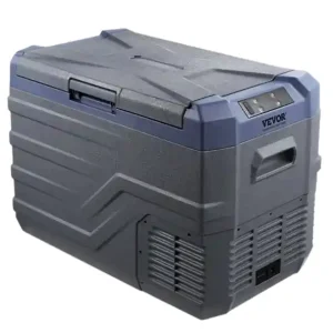 Autochladniță portabilă frigider 37 l 618×376×422 mm albastru-gri compactă pentru mașină pentru călătorii camping și drumuri mai lungi Nu rata