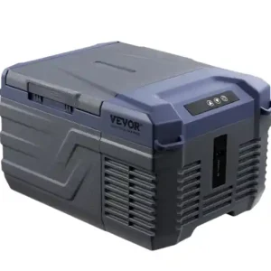 Frigider autoportabil 9 l 460×328×261 mm gri-albastru compact pentru mașină, călătorii, camping și excursii Promoție