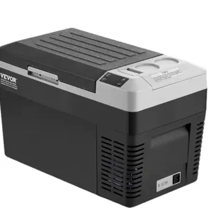 Ultima șansă Răcitor auto portabil 25 l 586×320×370 mm negru gri compact pentru mașină, călătorii, camping și drumuri mai lungi