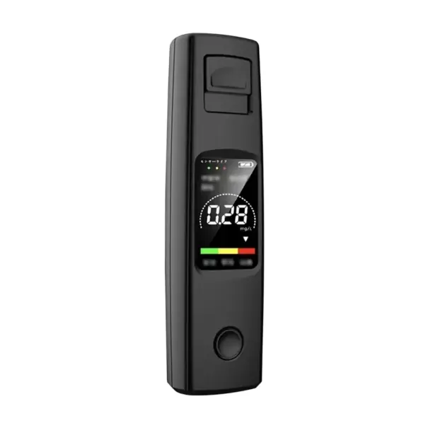 Tester de alcool digital 10 x 2,8 x 1,7 cm Mic analizor de respirație portabil pentru controlul sub influența alcoolului încărcare USB-C Ieftin
