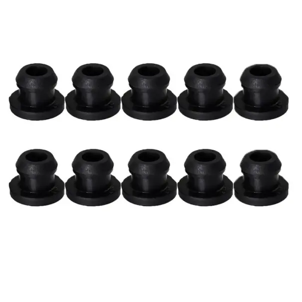 Retur gratuit 10 bucăți de prințuri negre 7,5x5 mm rezistente la căldură, inserții de protecție eficiente împotriva zgârieturilor pentru accesorii de caravană, piese pentru autocaravane