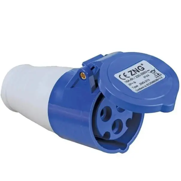 Preț mic Adaptor auto pentru caravană și vehicul de recreere 240V 16A 3 pini femeie IP44 rezistent la apă ABS metal montare directă conectare priză principală rețea