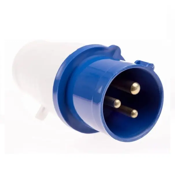 Doar azi Adaptor auto pentru caravană și vehicul de recreere 240V 16A cu 3 pini masculini IP44 rezistent la apă ABS metal montare directă conectare priză principală rețea