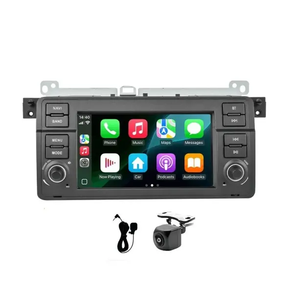 Popular Autoradio pentru BMW E46 Rover 75 Coupe Android13 8G 128G cu cameră CarPlay Wireless DSP GPS Navigație Bluetooth Media Player