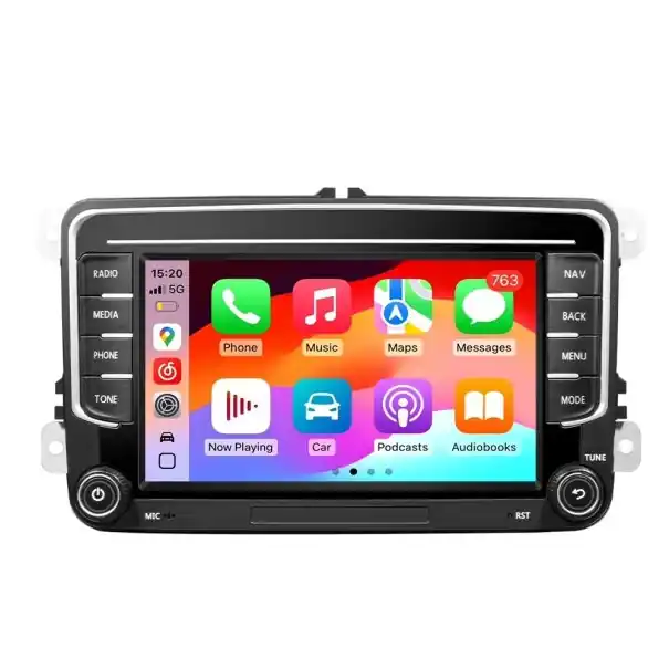 GRANDnavi Android 13 autoradio GPS 2Din 8GB RAM 128GB ROM WiFi 4G CarPlay Android Auto cu cameră 12LED pentru VW Škoda Octavia Golf Passat Bestseller