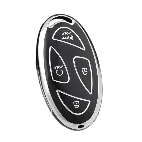 Husă TPU pentru cheie de auto cu 7 butoane pentru Hyundai IONIQ 6, Grand Prix GN7, Kona Plată sigură