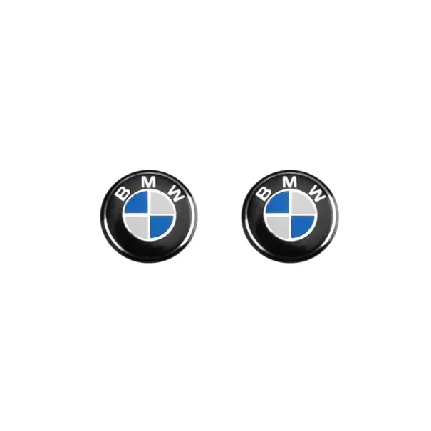 Retur gratuit Autocolant de 14mm pentru cheile de mașină BMW, autocolant metalic 3D autoadeziv cu logo, accesoriu stilat pentru mașină, protecție pentru chei, decorare interioară