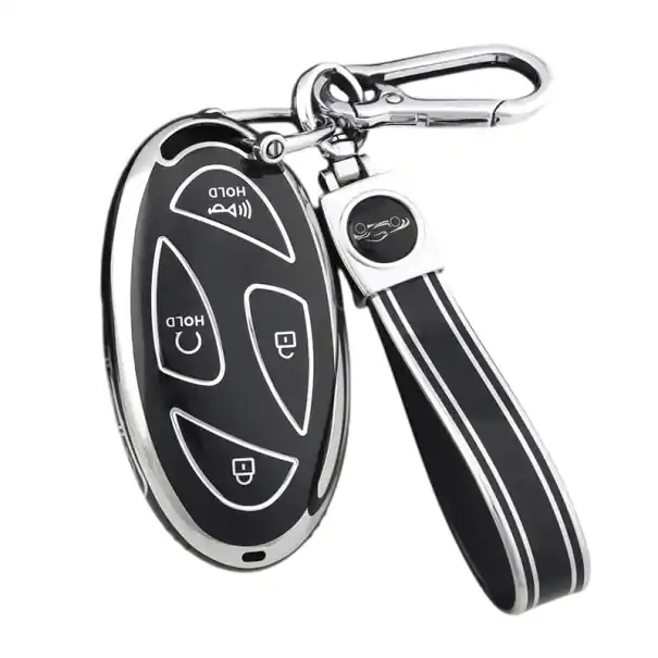 Husă TPU pentru cheie de mașină cu 7 butoane și breloc pentru Hyundai IONIQ 6, Grand Prix GN7, Kona Popular