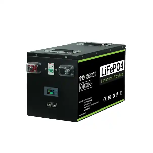 Baterie litiu fier fosfat cu protecție IP5 Baterie LiFePO4 12V 300Ah Baterie reîncărcabilă pentru RV Invertor solar BMS încorporat 43,8 x 22 x 25 cm Reducere de preț
