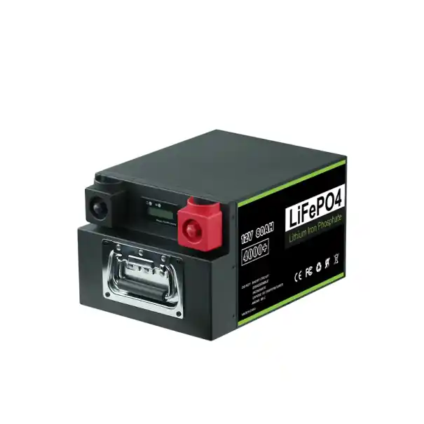 Preferatul clienților Baterie litiu fier fosfat cu protecție IP5 Baterie LiFePO4 12V 80Ah baterie reîncărcabilă pentru RV Invertor solar BMS încorporat 30 x 17 x 22 cm