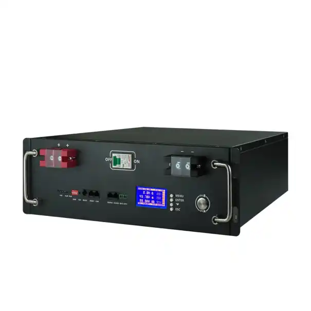 Reducere extra Baterie litiu fier fosfat cu protecție IP5 Baterie LiFePO4 48V 100Ah Baterie reîncărcabilă pentru RV Invertor solar BMS încorporat 45,5 x 48 x 16 cm