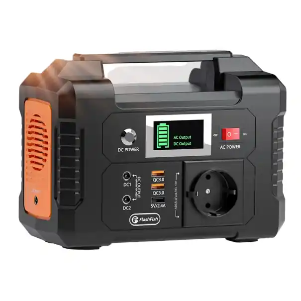 Centrală electrică portabilă Generator solar cu afișaj LED 230V 200W Baterie Li-Ion de viață lungă Generator de energie electrică durabil pentru camping 20,8 x 11 x 15,8 cm Retur gratuit
