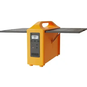 Centrală solară portabilă Generator solar cu baterie LiFePO4 de viață lungă 100W 220V Stație de încărcare în aer liber cu iluminare LED 25 x 8 x 21 cm Nu rata