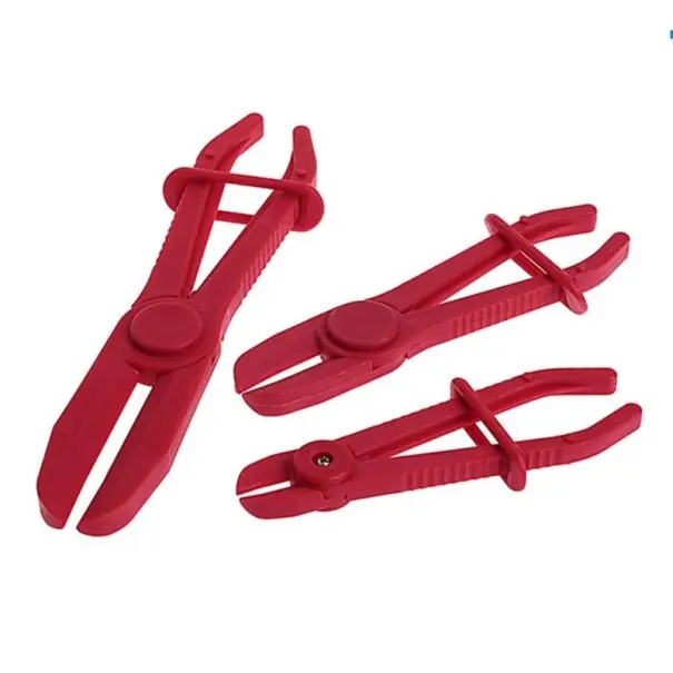 Clește pentru furtunuri din plastic, set de 3 bucăți, clește neconductor pentru închiderea furtunurilor de cauciuc, diverse dimensiuni, cu blocare, cu glisant, atelier de reparații auto Ieftin