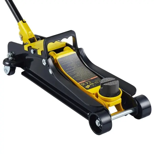 Vezi acum Cric hidraulic mobil 550 x 205 x 150 mm  2,5 t Cric de atelier cu profil redus și picior de cauciuc rotativ