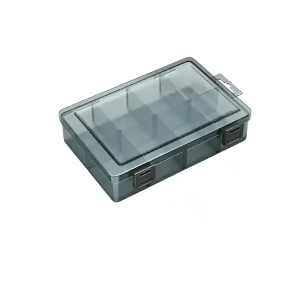 Preț promoțional Cutie plastică pentru șuruburi cu 8 compartimente 19.8 x 13.5 x 4.8 cm Cutie de depozitare pentru unelte Componente Burghie Electronică