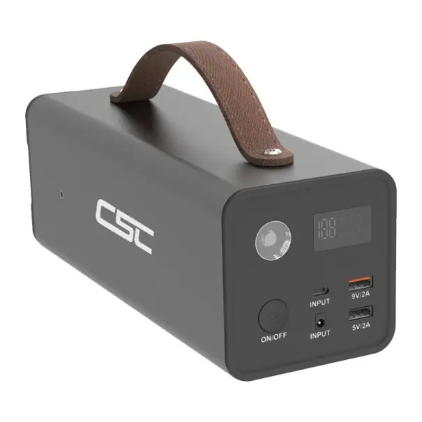 Reducere Generator invertor cu lanternă 151Wh 200W 220V Stație portabilă de încărcare pentru camping Baterie Li-Po de urgență externă Generator de baterii 23,7 x 9 x 11,5 cm