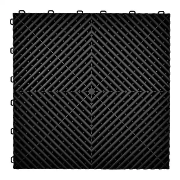 Cel mai bun preț 40 de bucăți plăci de garaj antiderapante 40×40 cm acoperire de podea din plastic sistem modular pentru garaje ateliere și spații tehnice