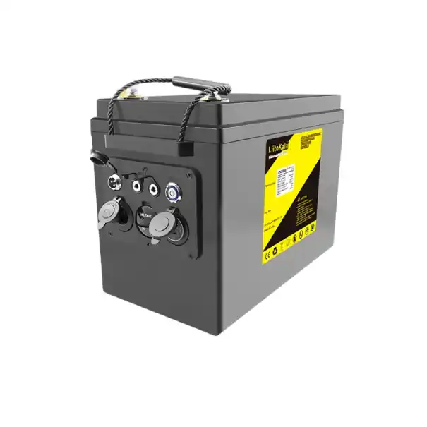 Baterie litiu fier fosfat Baterie LiFePO4 de durată lungă DC-12V 240Ah Baterie cu litiu Putere de peste 4000 de cicluri de viață 35,5 x 24,5 x 18 cm Chilipir