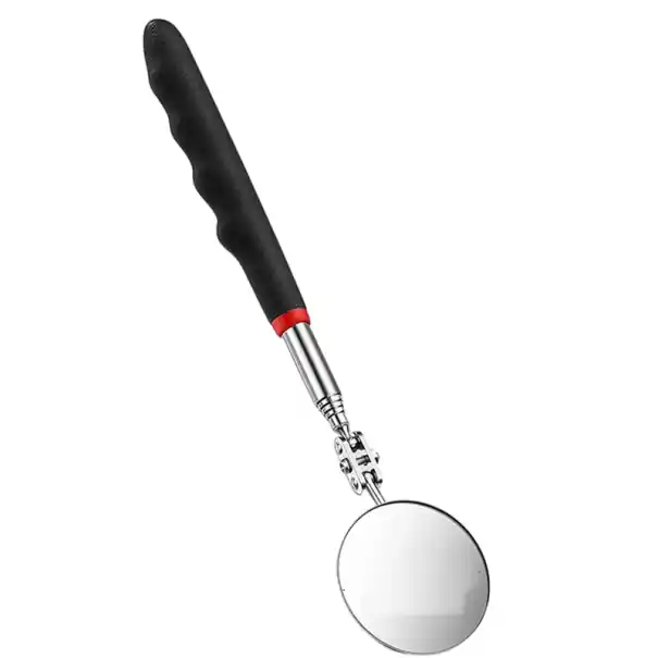 Oglindă telescopică de control 50 mm Interval 20–56 cm Rotativă 360° Instrument de inspecție din oțel inoxidabil pentru atelier Disponibil imediat