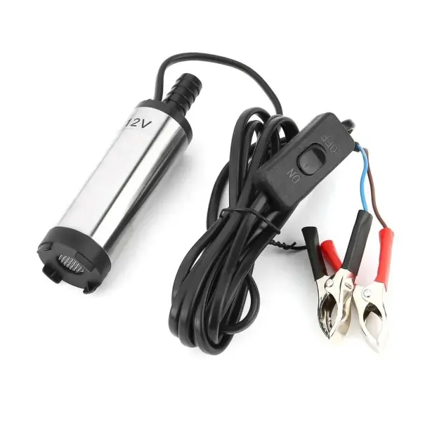 Pompa electrică de combustibil 12 V pentru transferul apei și uleiului din oțel inoxidabil utilizare universală pentru vehicule atelier Livrare expres
