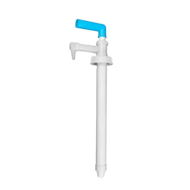 Preț mic Pompă manuală de transfer pentru lichide cu protecție împotriva refluxului, pompă din plastic pentru dozare și transfer de lichide din butoaie și canistre