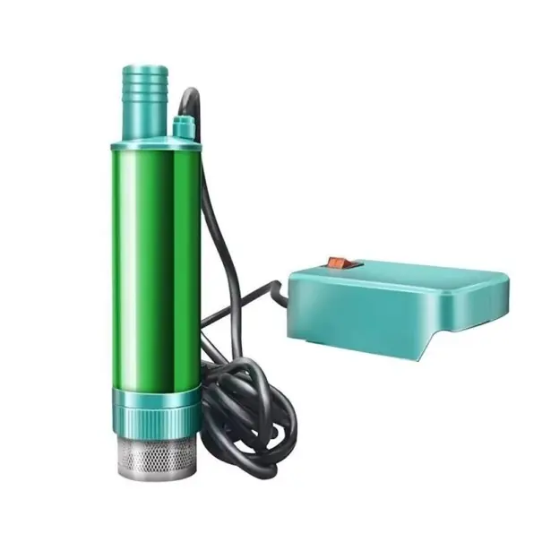 Reducere de preț Pompa submersibilă cu acumulator pentru combustibil 40–60 l/min diametru 38 mm baterie 18V compatibilă cu Makita pentru transferul de motorină, apă și ulei