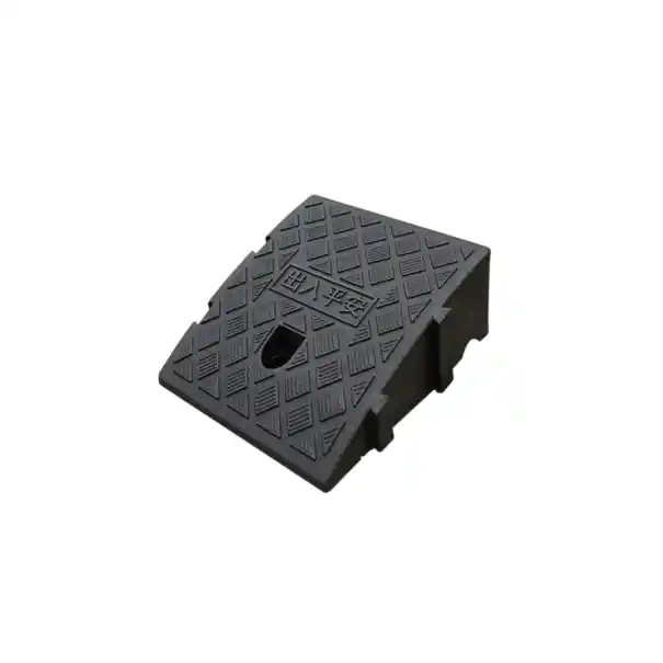Rampă de acces PVC 27×25×13 cm cu bandă antiderapantă pentru praguri înalte și căi de acces pentru mașini și cărucioare Preferatul clienților