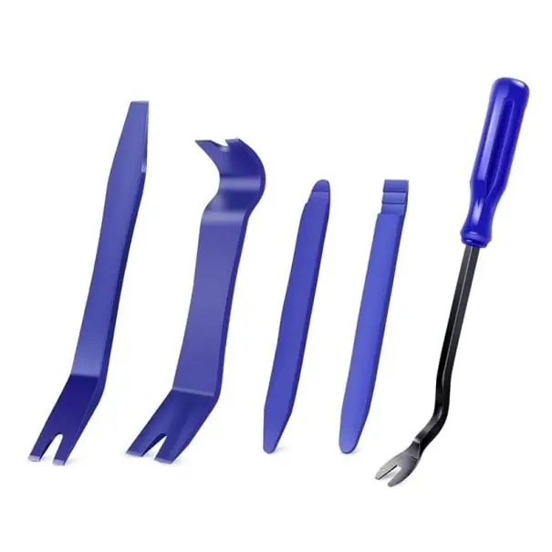 Set scule auto manuale 5 buc. Scule de demontare pentru panouri din plastic Design ergonomic Scule de bord Echipament practic auto Ofertă limitată