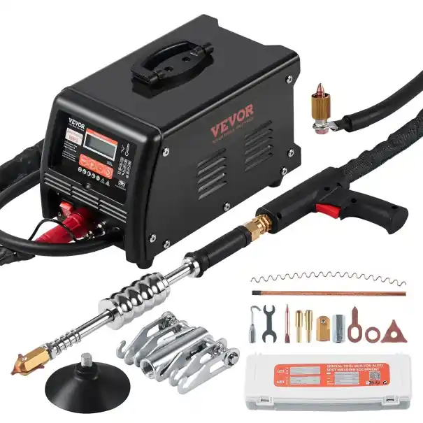 Sistem de reparare a denivelărilor cu sudură 3000 W sudură prin puncte negru-roșu cu accesorii pentru reparații de caroserie Comandă acum