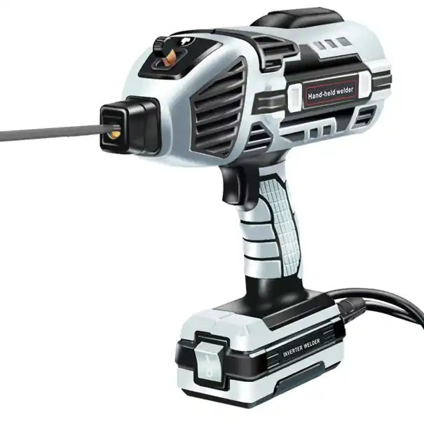 Reduceri Sculă de sudură manuală 4600 W invertor portabilă de sudură gri-negru cu clește și accesorii pentru reparații și sudarea metalelor