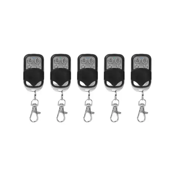Cel mai bun preț Set de 5 telecomenzi duplicatoare 433MHz 4 butoane controler universal pentru ușă de garaj poartă rază de acțiune 50-100m cod de clonare