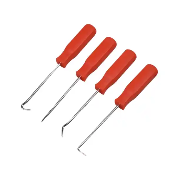 Cel mai vândut Set de cârlige de montare 4 buc Kit de îndepărtare a inelului O Set de șurubelnițe pentru etanșare ulei auto 14,2 cm Instrumente mecanice auto