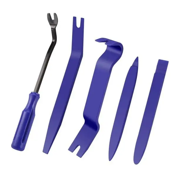 Set de scule pentru demontarea interiorului mașinii, 5 buc., bare de bază din plastic pentru panouri, tapițerie și mulaje, scule ergonomice pentru vehicule Reducere extra