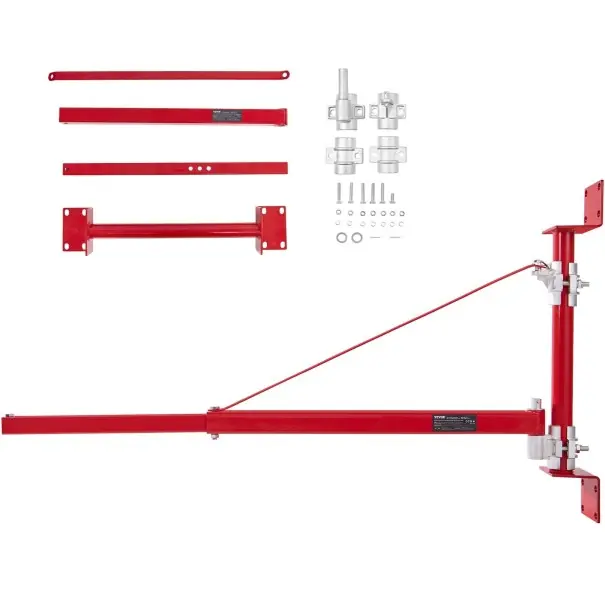Nu rata Suport pentru brațul rotativ al liftului electric 300–600 kg 1300×170×800 mm oțel carbon roșu pentru atelier și montaj
