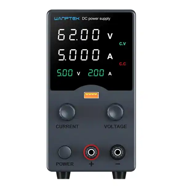 Bestseller Sursă de alimentare de laborator neagră 62V 5A 310W OCP OVP afișaj LED USB-A ieșire comutator reglare tensiune răcire sursă de alimentare DC sursă de alimentare DC