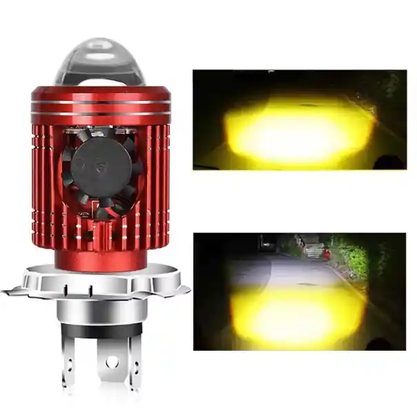 Bec LED H4 12V pentru faruri de motocicletă 10000 lm Lumină LED de înaltă performanță pentru motocicletă Iluminare de zi și fază lungă Înlocuitor bec cu halogen Reduceri