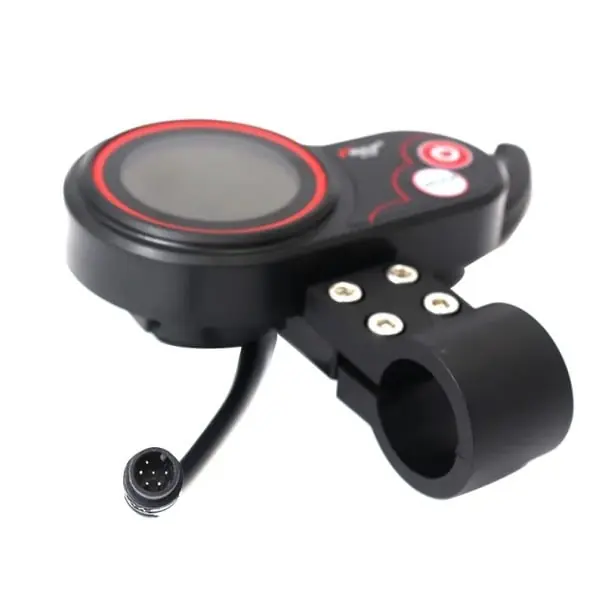 Retur gratuit Panou de bord cu 6 pini pentru trotineta electrică, panou de control LCD cu indicator de viteză, stare a bateriei și comutare a modurilor de condus