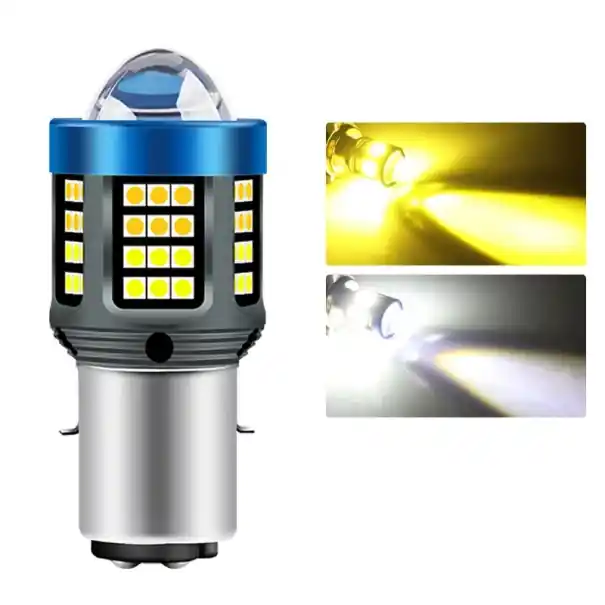 Ofertă limitată Bec LED pentru motocicletă BA20D 12V, corp din aluminiu, lumini puternice pentru motocicletă, 20000 lm, lumină naturală, bec halogen alb, înlocuire