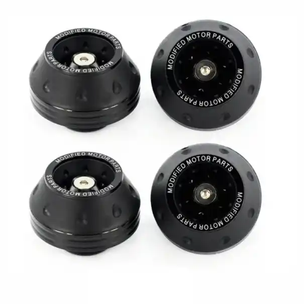 4 buc Set universal de glisante de protecție pentru furca din față Protecția roții și axei motocicletei Aliaj de aluminiu Protecții colorate împotriva căderilor Cumpără online