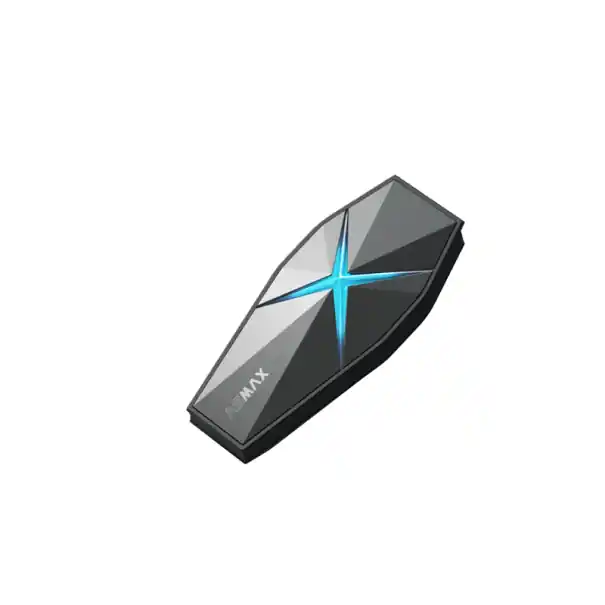 ASMAX F1 Interfon pentru cască de motocicletă Bluetooth 5.3 IP67 Difuzoare HIFI 10 motocicliști Mod plasă Lumină LED Control vocal Noutate