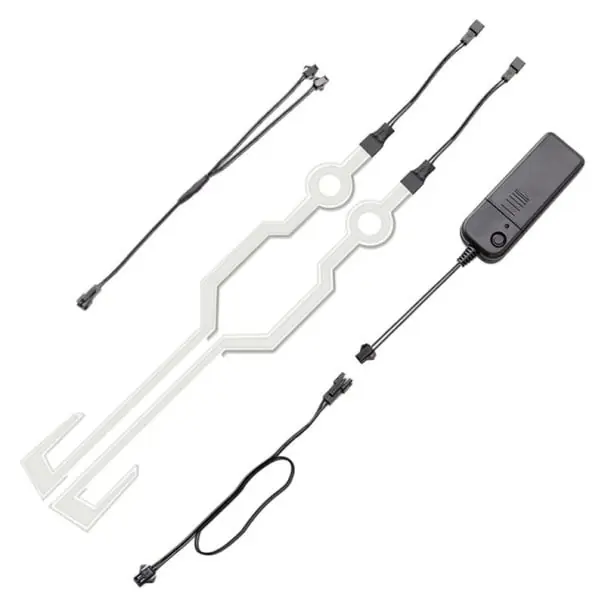 Autocolant luminos reflectorizant LED pentru cască de bicicletă și motocicletă, decorațiune autoadezivă, bandă de baterii 2x AA impermeabilă Livrare rapidă