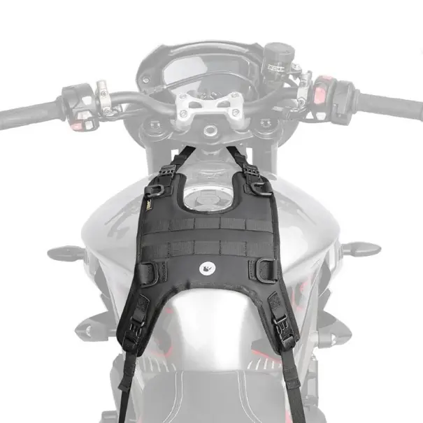 Ultima șansă Bază de montaj universală pentru geanta de motocicletă pe rezervor și curele de șezut 79 cm și 85 cm neagră pentru prinderea genților