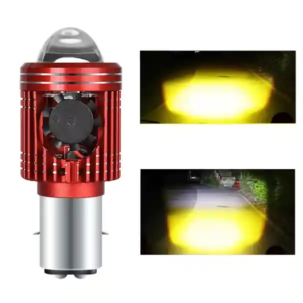 Vezi acum Bec LED pentru faruri de motocicletă H6 12V 10000 lm Bec alb cu luminozitate ridicată, durată lungă de viață, iluminat economic