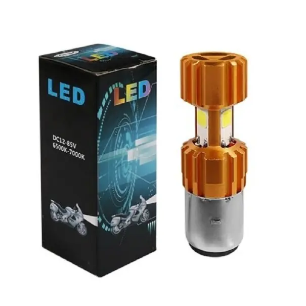 Bec pentru motociclete LED H4 / H6 Cumpărături sigure