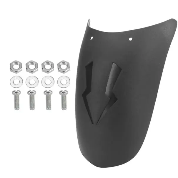 Nu rata Blatník pentru motocicletă 24,5 x 20 x 12 cm Blatník universal pentru spate Varianta neagră Protecție împotriva noroiului