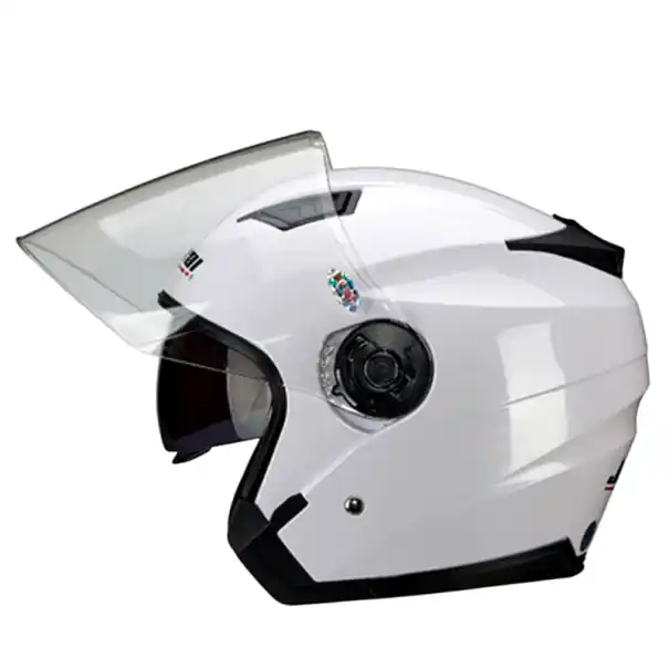 Lichidare de stoc Cască de motocicletă rabatabilă cu vizieră dublă Ochelari de soare integrati Material ABS Ventilare Cataramă de siguranță Cască de motocicletă de călătorie