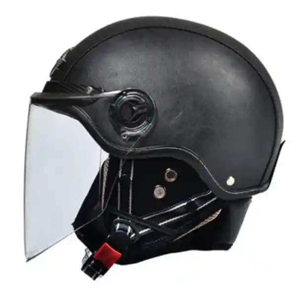 Cască de motocicletă retro flip-up 55–62 cm Cască cu căptușeală înlocuibilă de vară și iarnă Cască de protecție pentru motocicletă din material ABS Reducere specială
